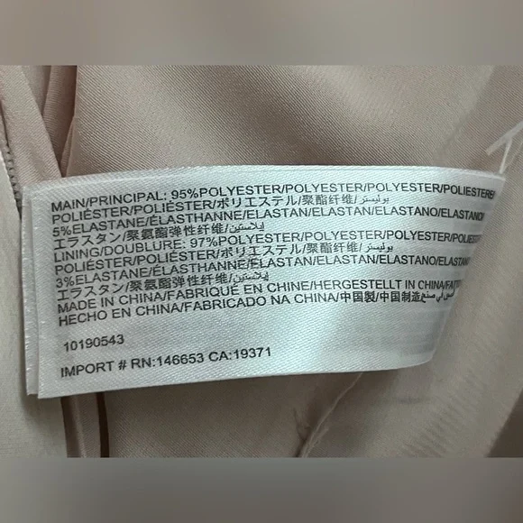 🔆C/MEO Collective Blush Satin Dress(light pink) - Picture 7 of 14